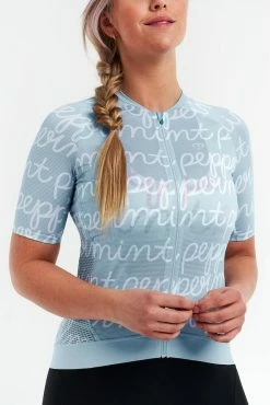 PEPPERMINT Maillot Signature SS Léger | Femme -Pedale Ravie Soldes Magasin 0039462025 01 5