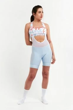 PEPPERMINT Cuissard à Bretelles Signature | Femme -Pedale Ravie Soldes Magasin 0039469025 01 5