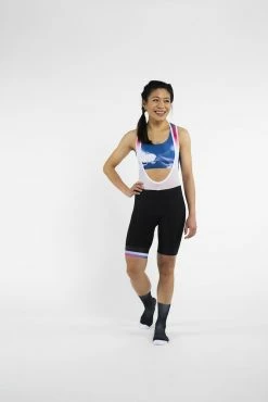 PEPPERMINT Cuissard à Bretelles Signature | Femme -Pedale Ravie Soldes Magasin 020 G2104 N322 01 5