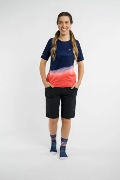 PEPPERMINT Maillot Trail Signature Manches Courtes | Femme -Pedale Ravie Soldes Magasin E1301i B541 01 4