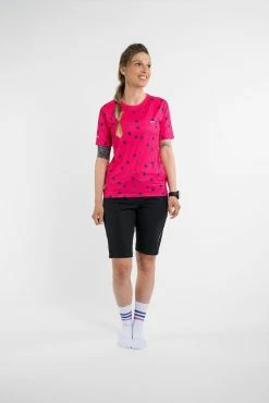 PEPPERMINT Maillot Trail Signature Manches Courtes | Femme -Pedale Ravie Soldes Magasin E1301i K371 01 6