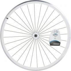 ROUE FIXIE 700 BLANC AVANT -Pedale Ravie Soldes Magasin roue fixie 700 blanc avant 3 600x600 1