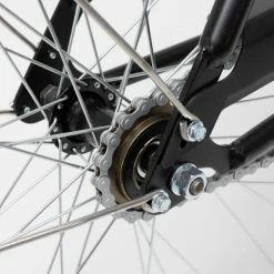 VÉLO DE VILLE ELOPS 100 CADRE BAS NOIR -Pedale Ravie Soldes Magasin velo de ville elops 100 cadre bas noir 2 600x600 1