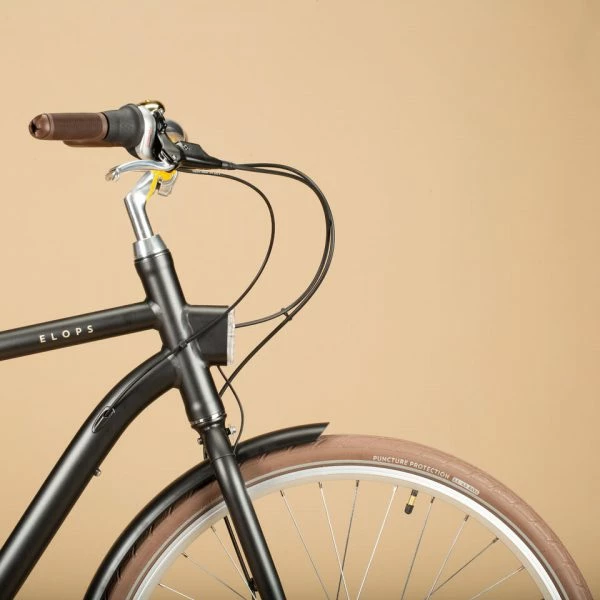 VELO DE VILLE ELOPS 900 CADRE HAUT ALUMINIUM NOIR 9 VELO DE VILLE ELOPS 900 CADRE HAUT ALUMINIUM NOIR – Image 9