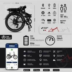 VÉLO DE VILLE PLIANT À ASSISTANCE ÉLECTRIQUE 24" - LEGEND SIENA 13AH BLANC 9 VÉLO DE VILLE PLIANT À ASSISTANCE ÉLECTRIQUE 24" - LEGEND SIENA 13AH BLANC -Pedale Ravie Soldes Magasin velo de ville pliant a assistance electrique 24 legend siena 13ah blanc 4 600x600 1