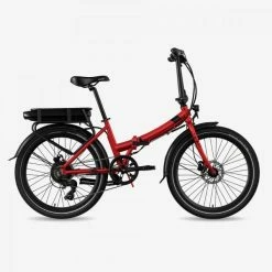 VÉLO DE VILLE PLIANT À ASSISTANCE ÉLECTRIQUE 24" - LEGEND SIENA 13AH ROUGE