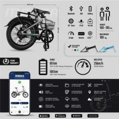 VÉLO ÉLECTRIQUE PLIANT 20" SMARTBIKE - LEGEND MONZA 10.4AH BLEU 9 VÉLO ÉLECTRIQUE PLIANT 20" SMARTBIKE - LEGEND MONZA 10.4AH BLEU -Pedale Ravie Soldes Magasin velo electrique pliant 20 smartbike legend monza 104ah noir 4 600x600 1