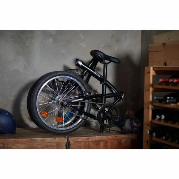 VELO PLIANT OXYLANE 100 NOIR 13 VELO PLIANT OXYLANE 100 NOIR – Image 13