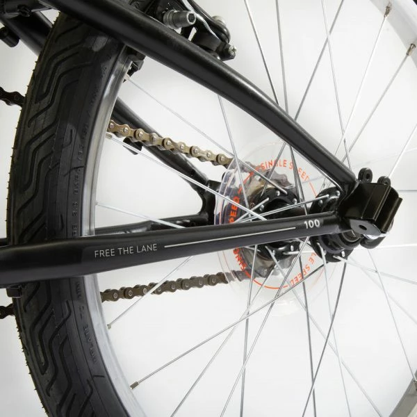 VELO PLIANT OXYLANE 100 NOIR 10 VELO PLIANT OXYLANE 100 NOIR – Image 10