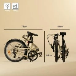 VELO PLIANT TILT 500 BEIGE 10 VELO PLIANT TILT 500 BEIGE -Pedale Ravie Soldes Magasin velo pliant tilt 500 beige 2 600x600 1