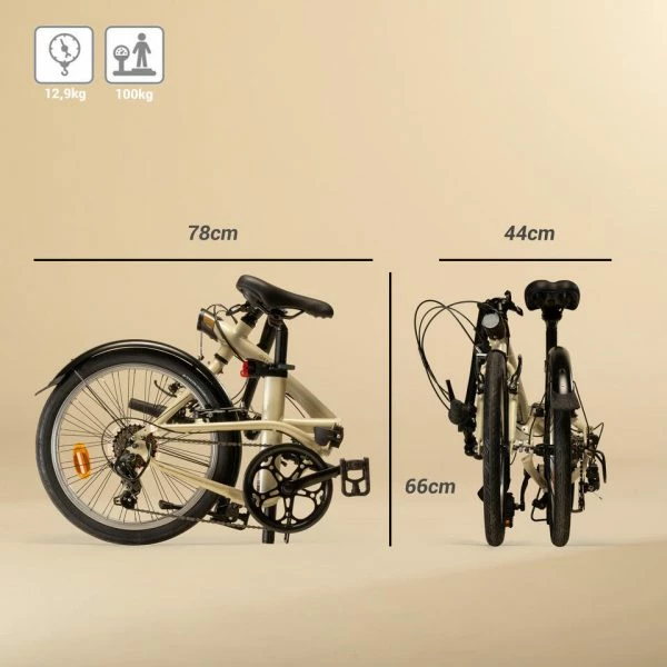 VELO PLIANT TILT 500 BEIGE 3 VELO PLIANT TILT 500 BEIGE – Image 3