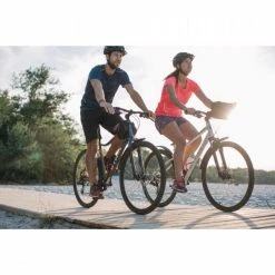 VÉLO TOUT CHEMIN RIVERSIDE 500 GRIS ROUGE -Pedale Ravie Soldes Magasin velo tout chemin riverside 500 gris rouge 12 600x600 1