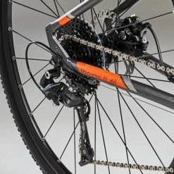 VELO TOUT CHEMIN RIVERSIDE 700 GRIS &amp; ORANGE -Pedale Ravie Soldes Magasin velo tout chemin riverside 700 gris and orange 7 600x600 1