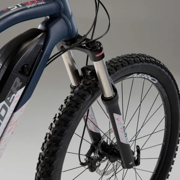 VÉLO VTT ÉLECTRIQUE E-ST 500 FEMME BLEU 27,5"- MOTEUR ROUE 7 VÉLO VTT ÉLECTRIQUE E-ST 500 FEMME BLEU 27,5"- MOTEUR ROUE – Image 7